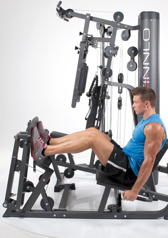 Finnlo by Hammer Kraftstation Autark 2500, 16 Gewichtsblöcke (Beinpresse, Butterflystange, Ruderfunktion und mehr), max. Benutzergewicht 120 kg, max. Trainingsgewicht 100 kg Bild 5