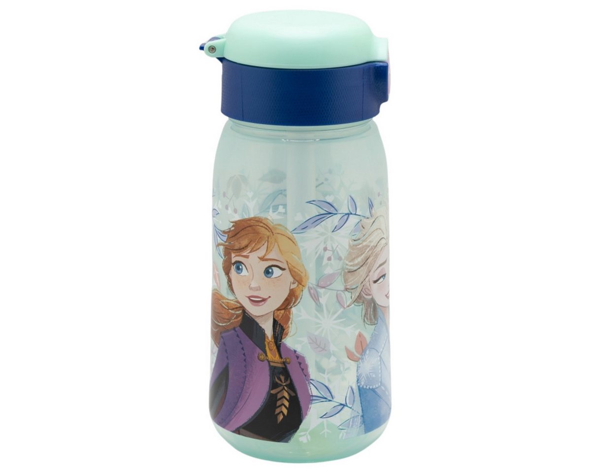 Storline Trinkflasche Frozen 510ml – Snowy Tale – Kinderflasche mit Trinkhalm
