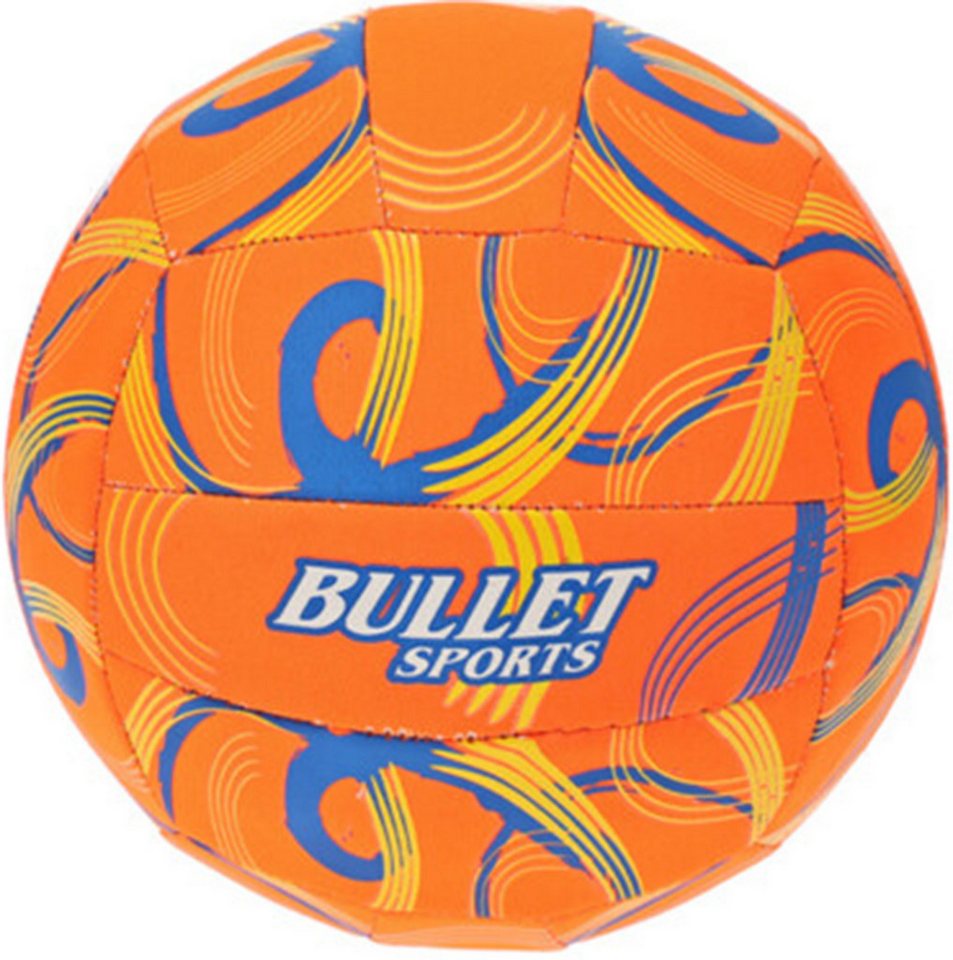 Koopman Volleyball Beachvolleyball Spielball Neopren Strand (Stück, 1-St., Packung), Orange, Größe 5, Ø22cm, 230g, Robust Bild 2