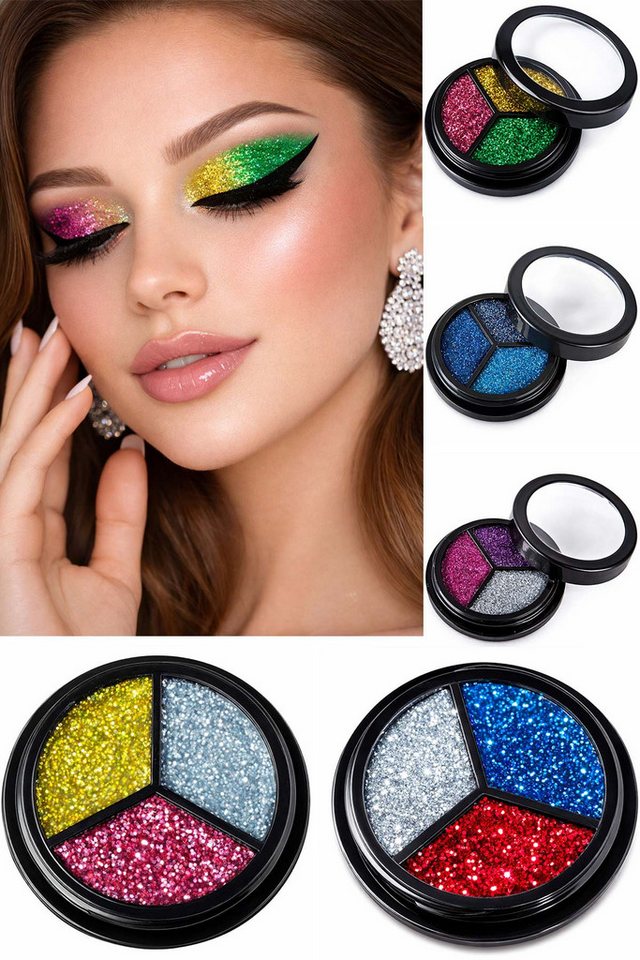 jofrika Theaterschminke Jofrika Trio Glitter Make-up
