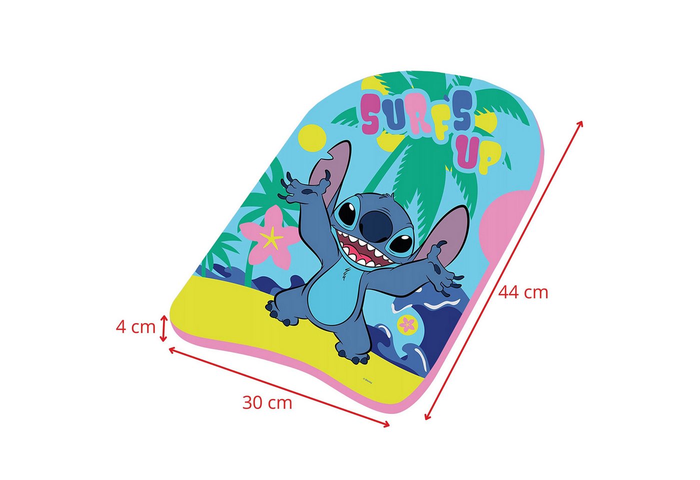 Disney Schwimmbrett DISNEY Stitch SCHWIMMBRETT zum Schwimmenlernen für Kinder, 44x30x4 cm Bild 3