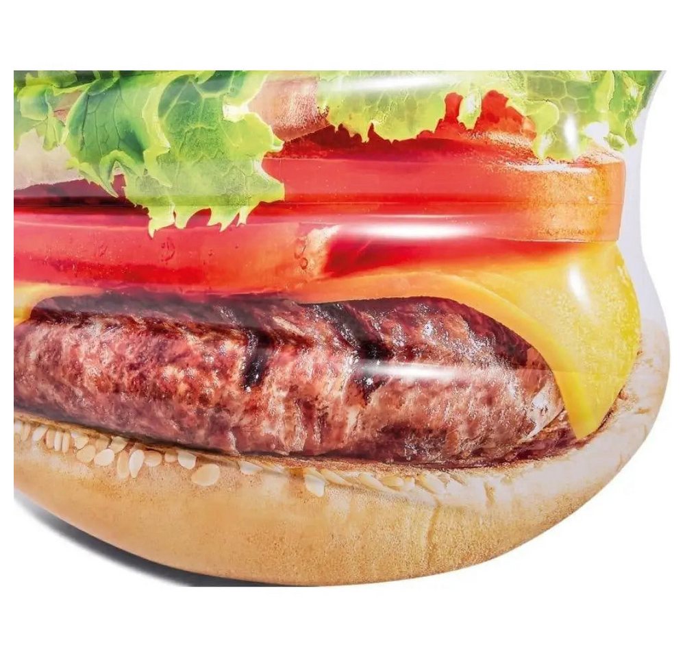 Sport-Knight® Luftmatratze Burger Luftmatratze, fotorealistisches Design, 145 x 142cm Bild 2