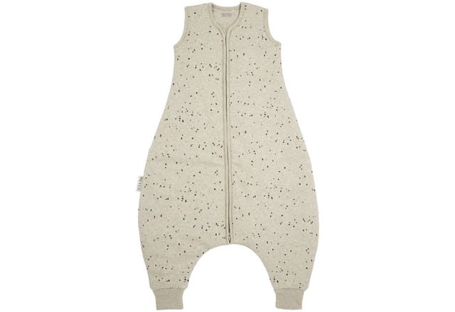 Meyco Baby Babyschlafsack Mini spot Sand Melange (95% Baumwolle / 5% Elastan, 1 tlg), 80cm