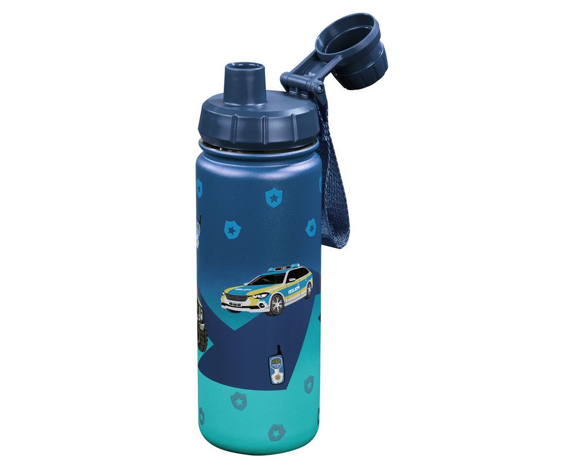 Step by Step Trinkflasche Edelstahl Trinkflasche, Police 0,5 l, Kinder-Flasche, nicht Spülmaschinengeeignet, 500 ml