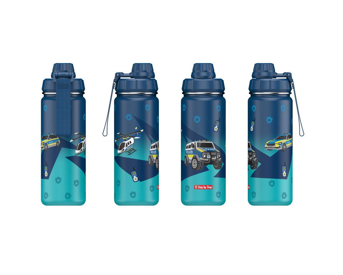 Step by Step Trinkflasche Edelstahl Trinkflasche, Police 0,5 l, Kinder-Flasche, nicht Spülmaschinengeeignet, 500 ml Bild 2
