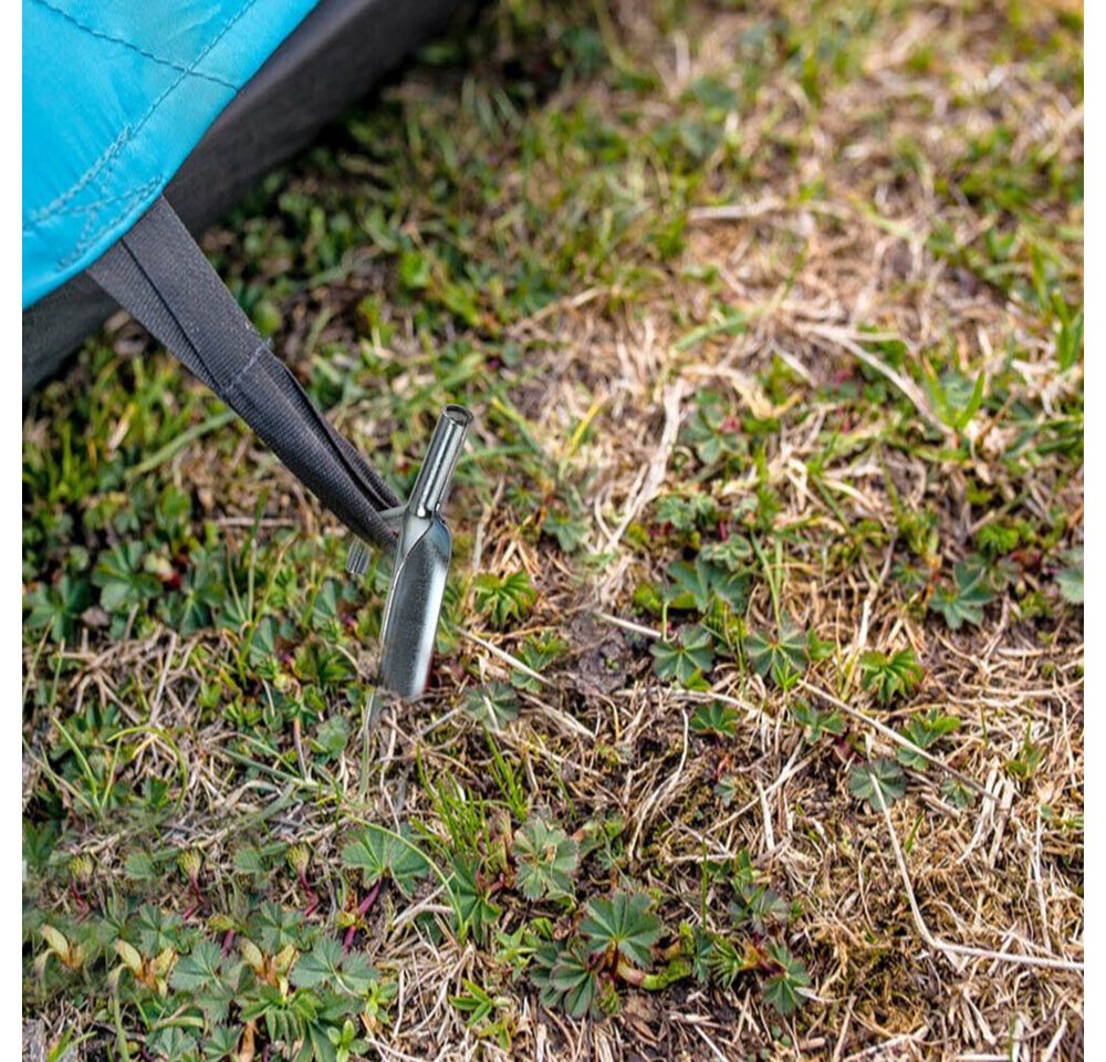Youyijia Einbogenzelt Zeltnagel Stahl V-Profil Zelthering Erdnagel 20pcs für Camping