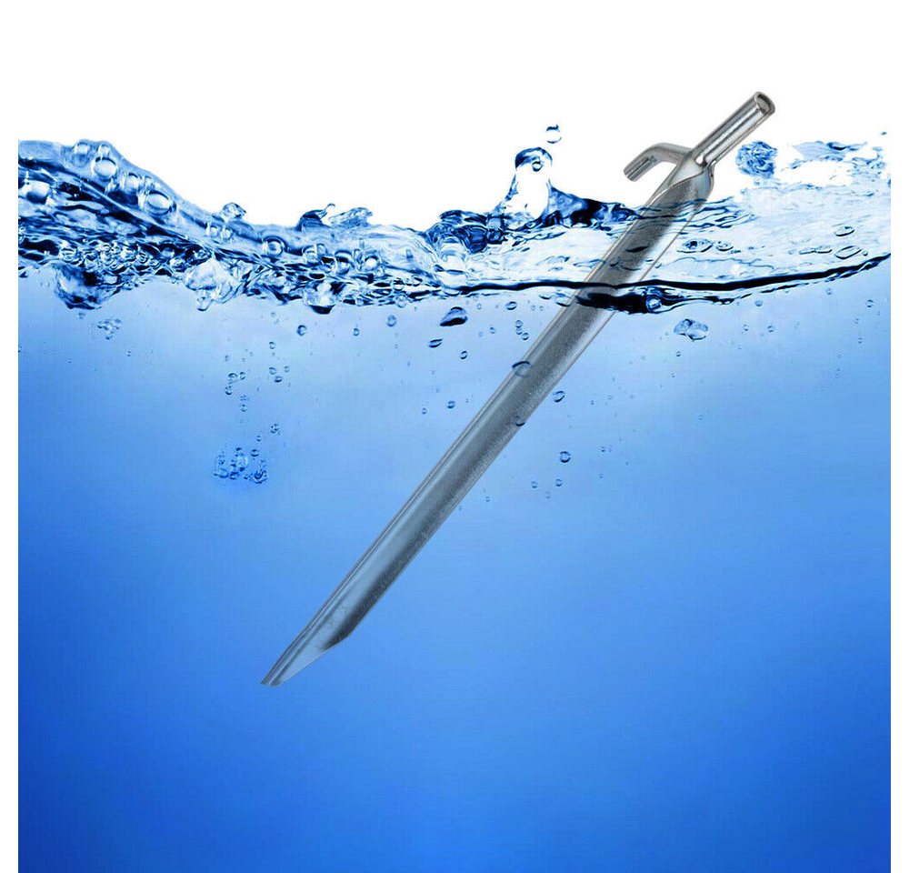 Youyijia Einbogenzelt Zeltnagel Stahl V-Profil Zelthering Erdnagel 20pcs für Camping Bild 4