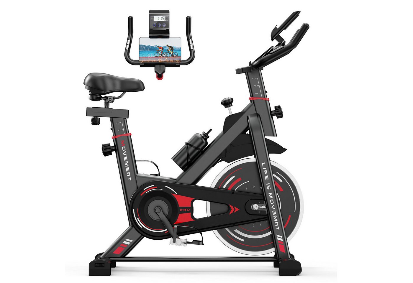 Hamlody Heimtrainer Indoor-Fahrrad, leise