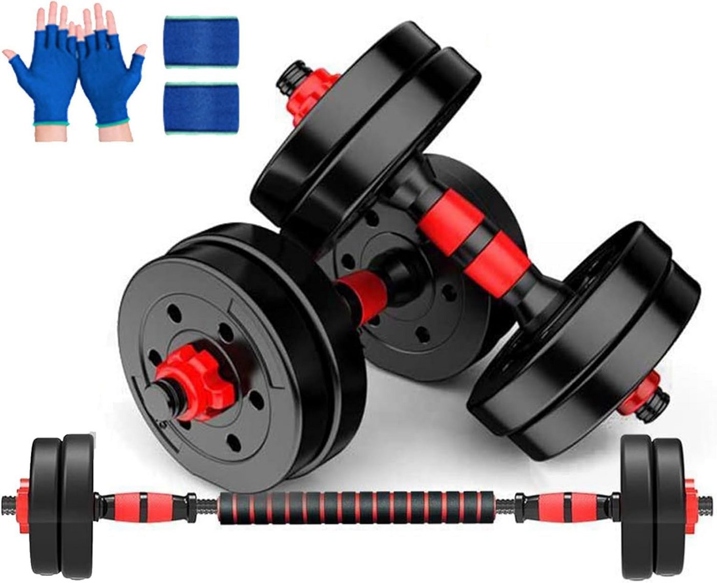 Youyijia Hantel-Set Verstellbares Hantelset 2-in-1 Hanteln & Langhantel Set Bild 2