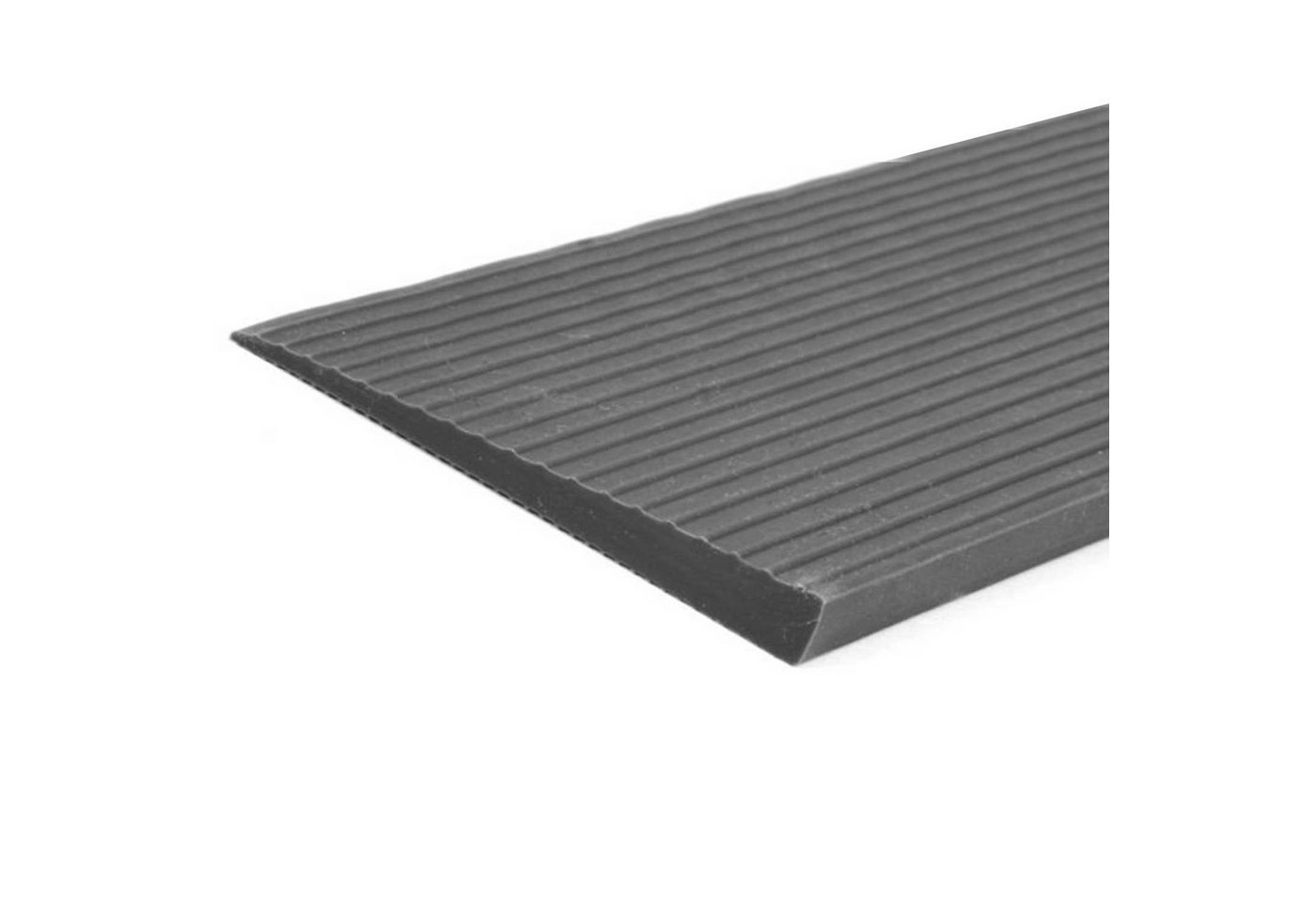 Mobilex A/S Auffahrrampe Gummirampe, grau. ohne Klebstoff - 6 x 60 x 900 mm (1-St., 1 Verkaufseinheit), für innen und außen, rutschfeste Oberfläche, ohne Klebstoff Bild 3