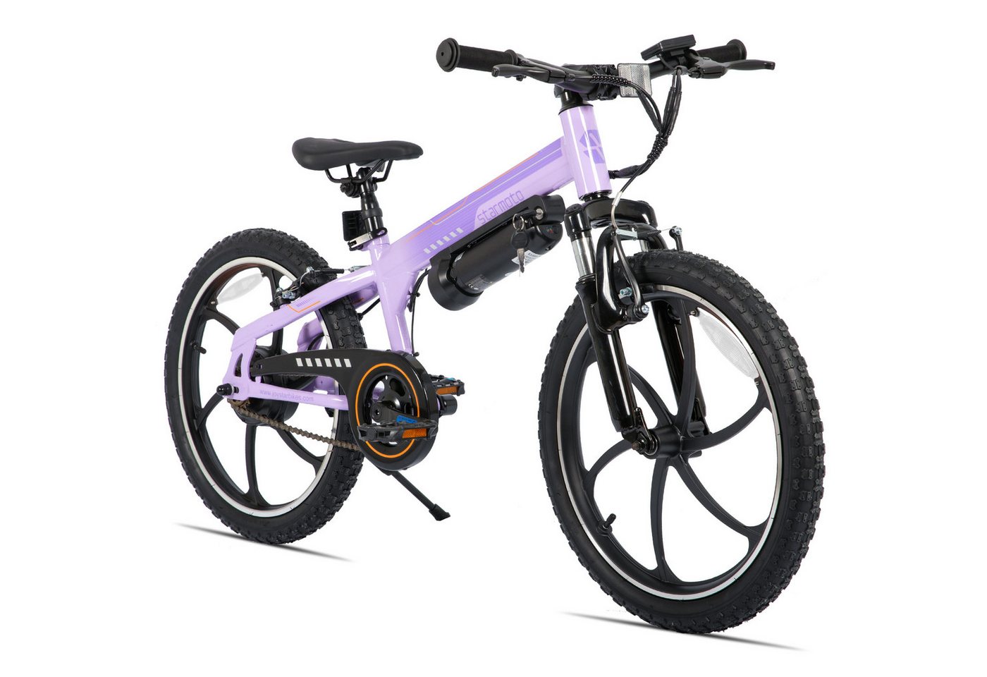 HILAND E-Bike Kinder E-Bike 20 Zoll 2 Fahrmodi Einrohrrahmen für Alltag & Freizeit Bild 2