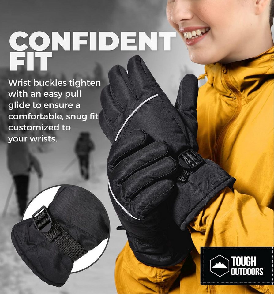 Tough Outdoors Skihandschuhe Tough Outdoors Skihandschuhe wasserdicht für Damen und Herren