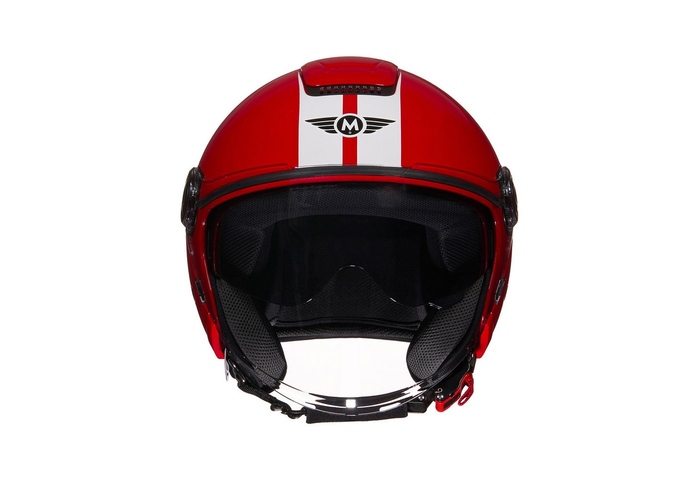 MOTO HELMETS Motorradhelm Integralhelm Motorrad Full Helm U-52 Racing, Helm für Motorrad Roller, Schnellverschluss, Sonnenvisier, nur 1050g