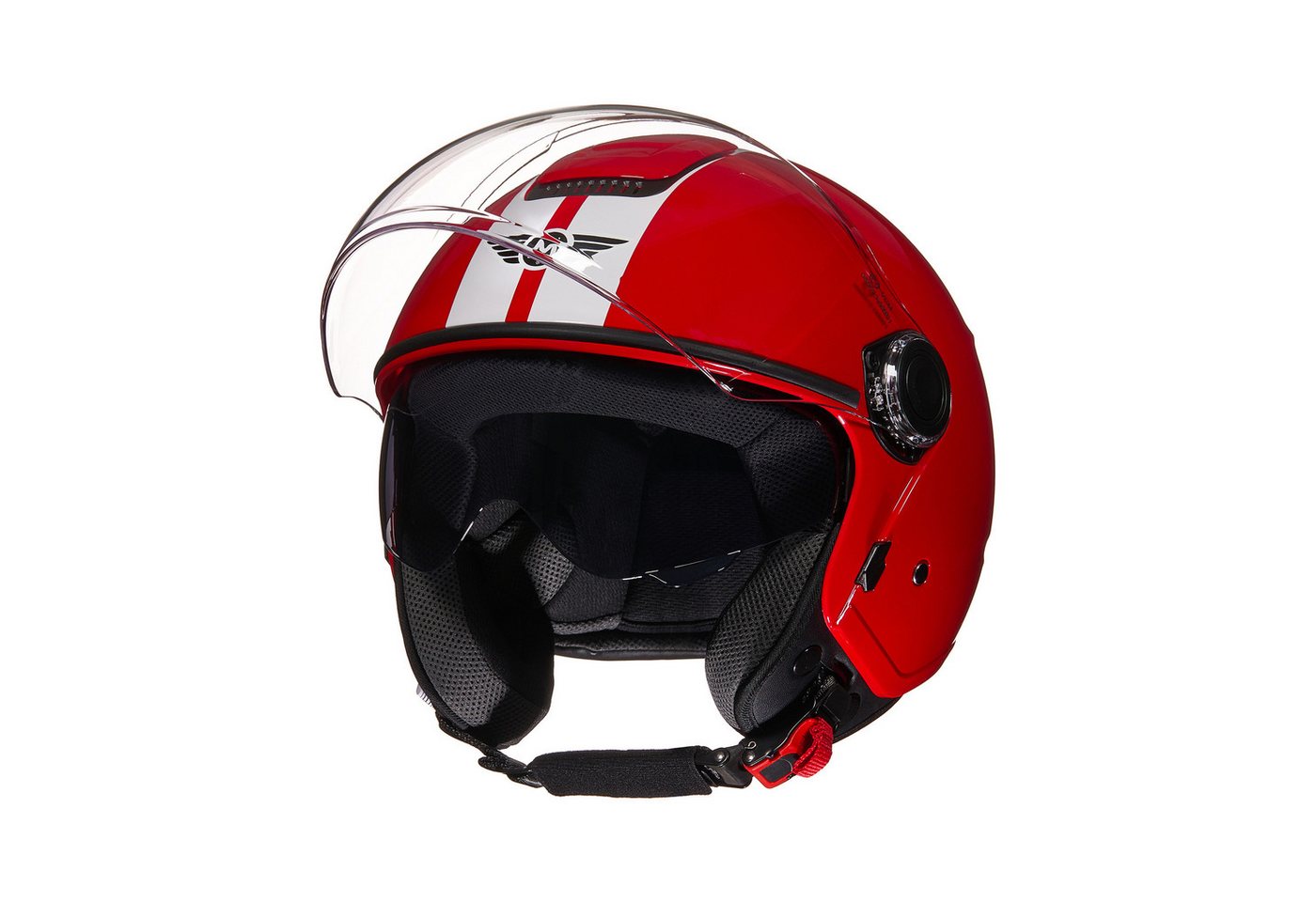 MOTO HELMETS Motorradhelm Integralhelm Motorrad Full Helm U-52 Racing, Helm für Motorrad Roller, Schnellverschluss, Sonnenvisier, nur 1050g Bild 2