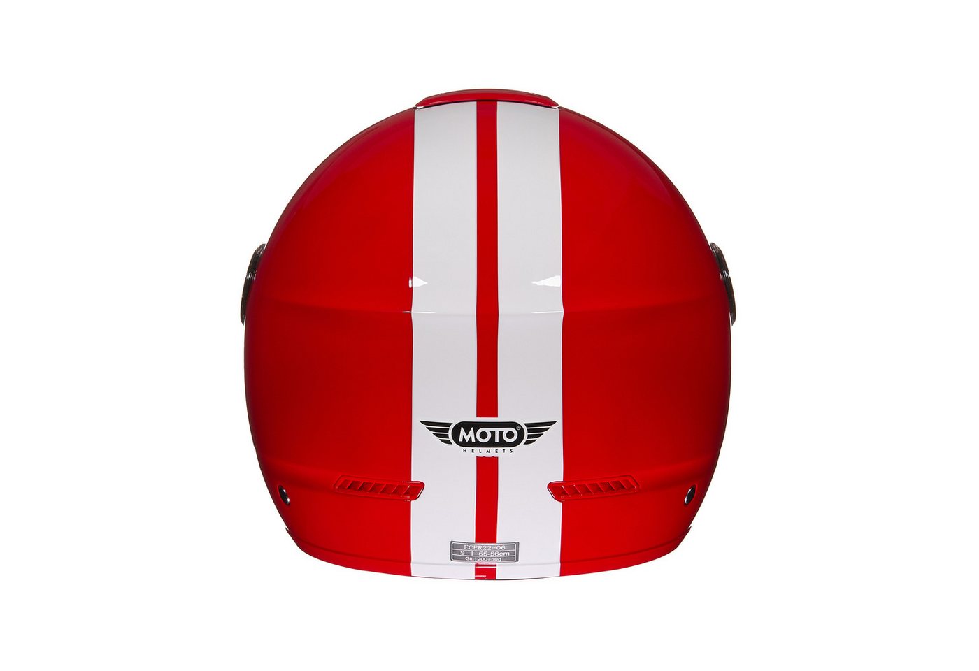 MOTO HELMETS Motorradhelm Integralhelm Motorrad Full Helm U-52 Racing, Helm für Motorrad Roller, Schnellverschluss, Sonnenvisier, nur 1050g Bild 3
