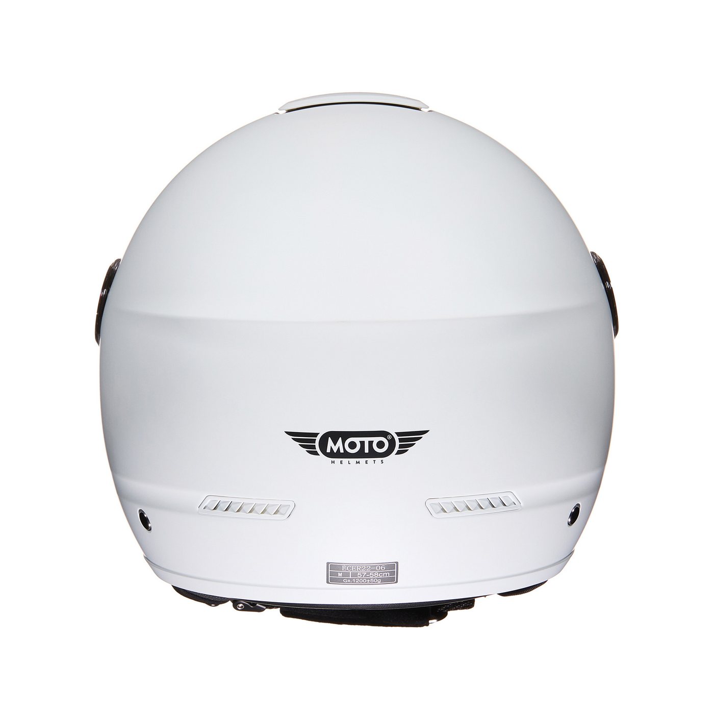 MOTO HELMETS Motorradhelm Integralhelm Motorrad Full Helm U-52, Helm für Motorrad Roller, Schnellverschluss, Sonnenvisier, nur 1050g