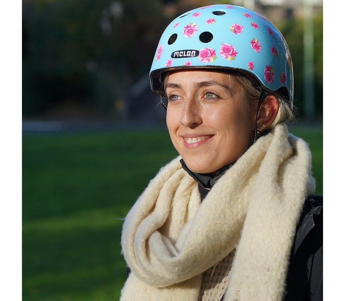 Melon Fahrradhelm Flying Roses, super leicht, Magnetverschluss, größenverstellbar, mehr als 50 Designs Bild 4