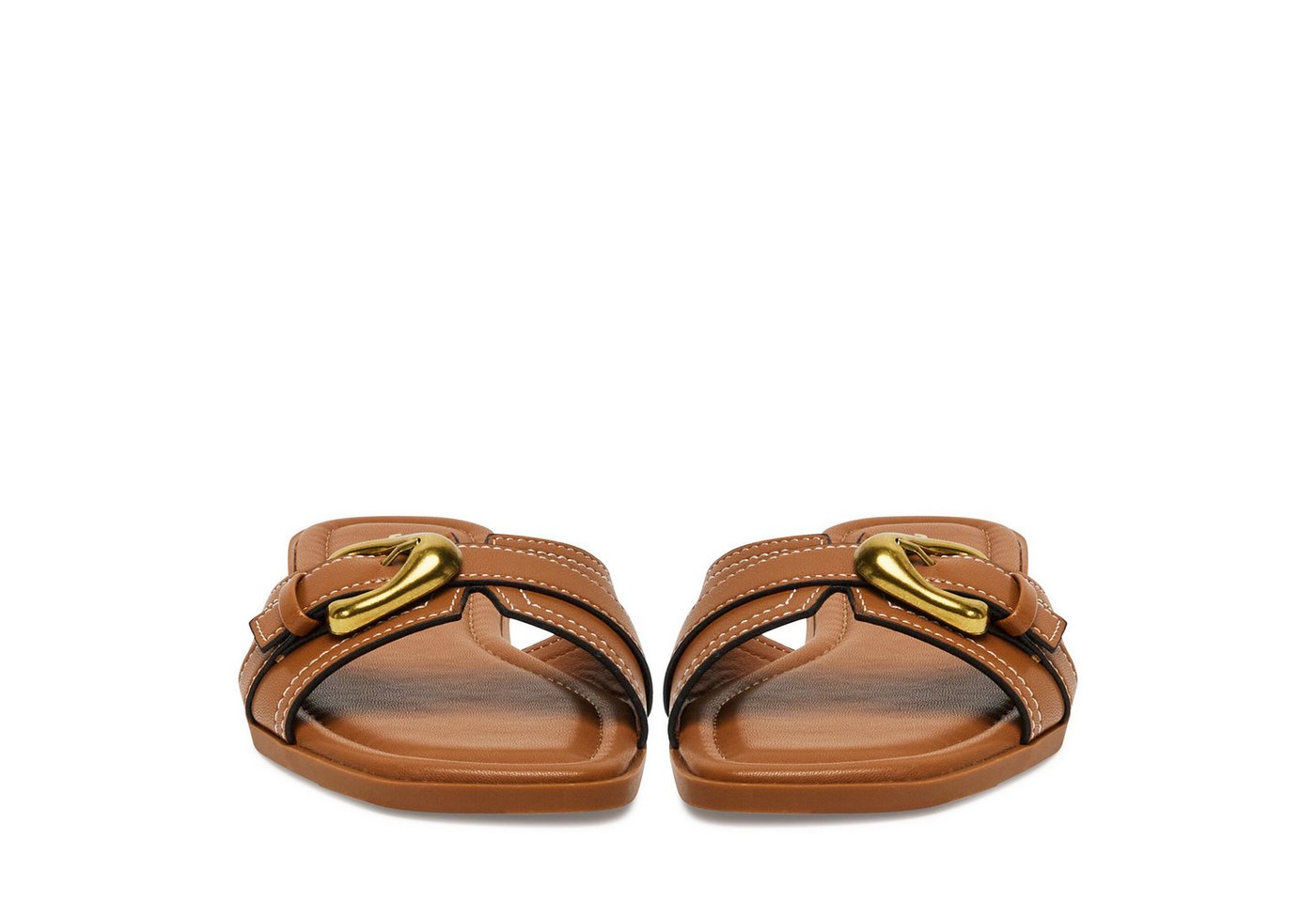 Jenny Jenny Damen-Flip-Flops braune R080824 Badepantolette Bild 2