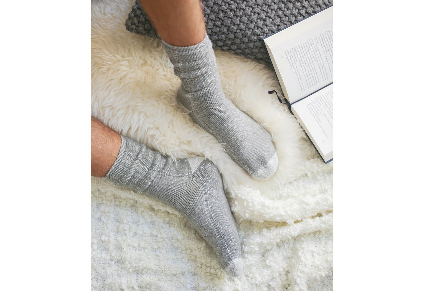 Footstar Thermosocken THERMO-ULTRA Wollsocken - Damen Herren & Kinder (1er & 2er) Bild 2