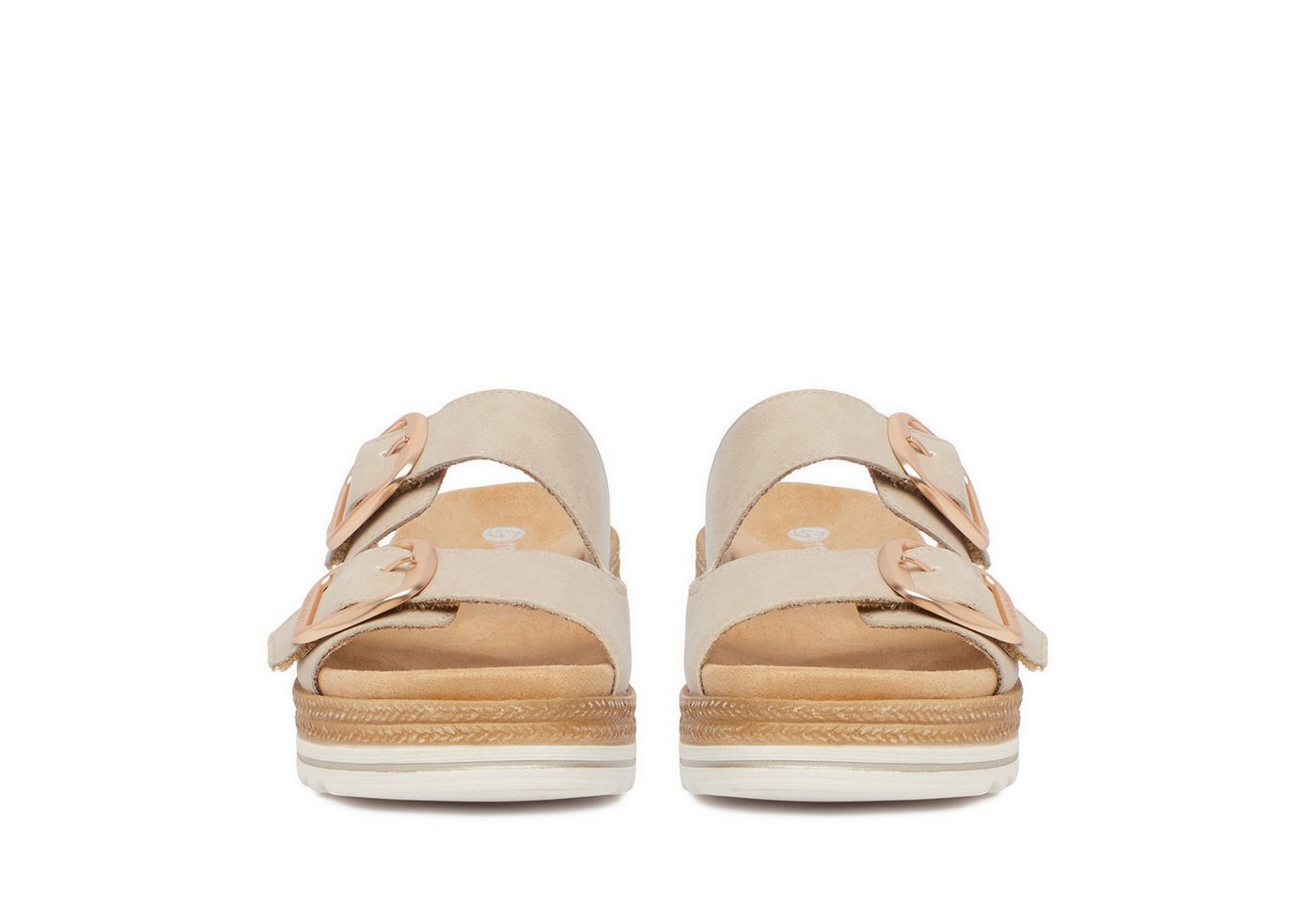Remonte Remonte Damen-Flip-Flops Beige Badepantolette