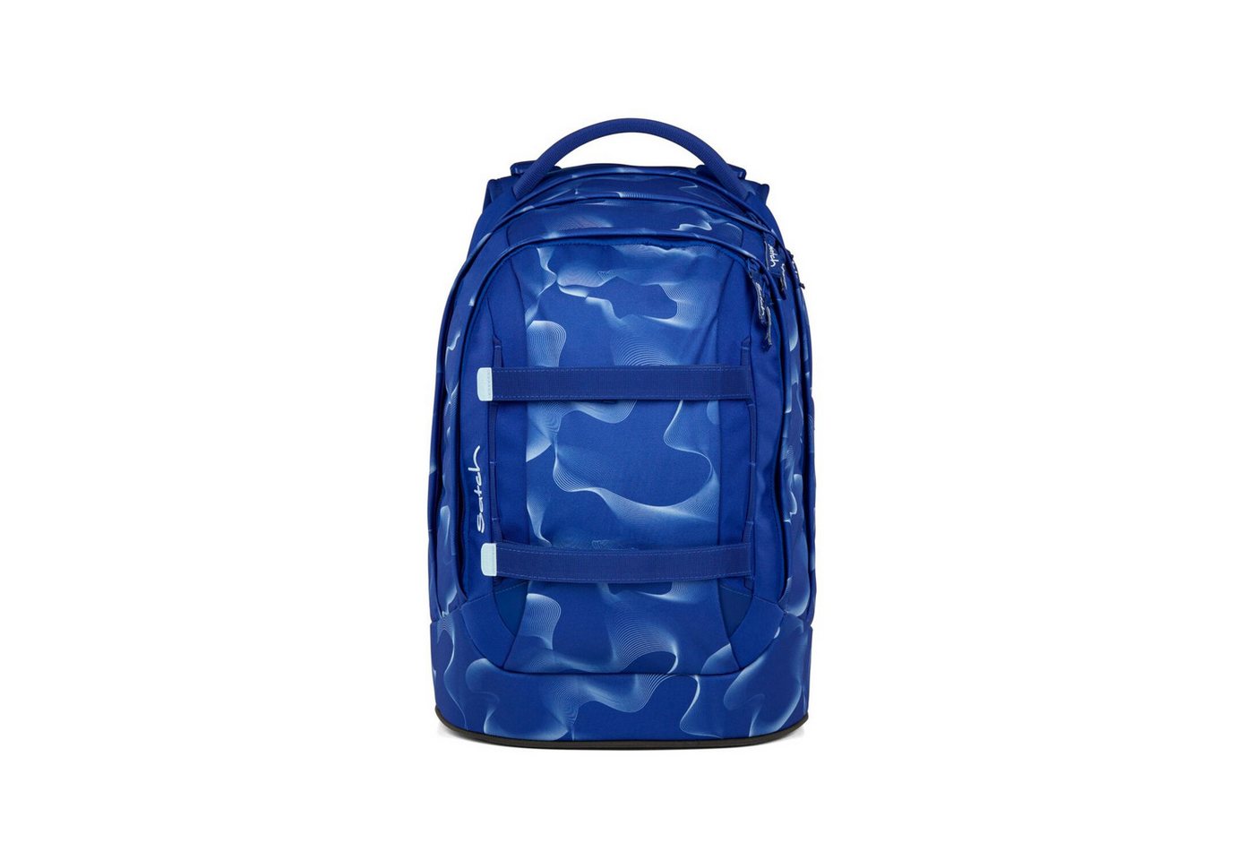 Satch Schulranzen Schulrucksack-Set PACK Vibrant Blue 2-teilig (2-teilig), ergonomisch, Your-Size-System: auf Körpergröße anpassbar
