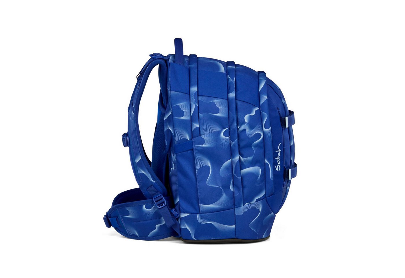 Satch Schulranzen Schulrucksack-Set PACK Vibrant Blue 2-teilig (2-teilig), ergonomisch, Your-Size-System: auf Körpergröße anpassbar Bild 4