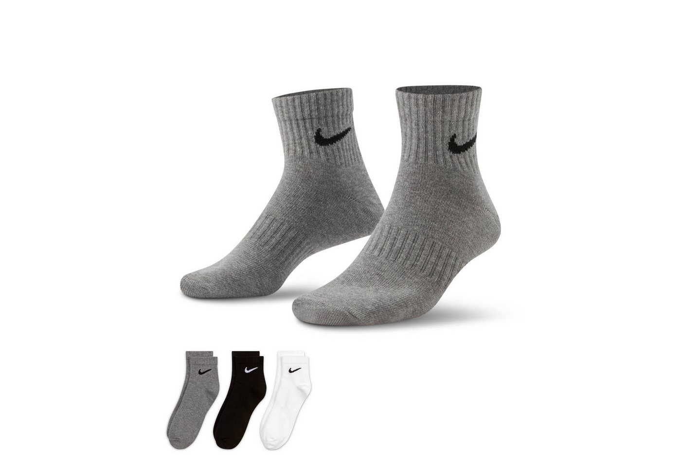 Nike Sportsocken Nike Unisex Sportsocken Everyday Lightweight Ankle 3PR SX7677