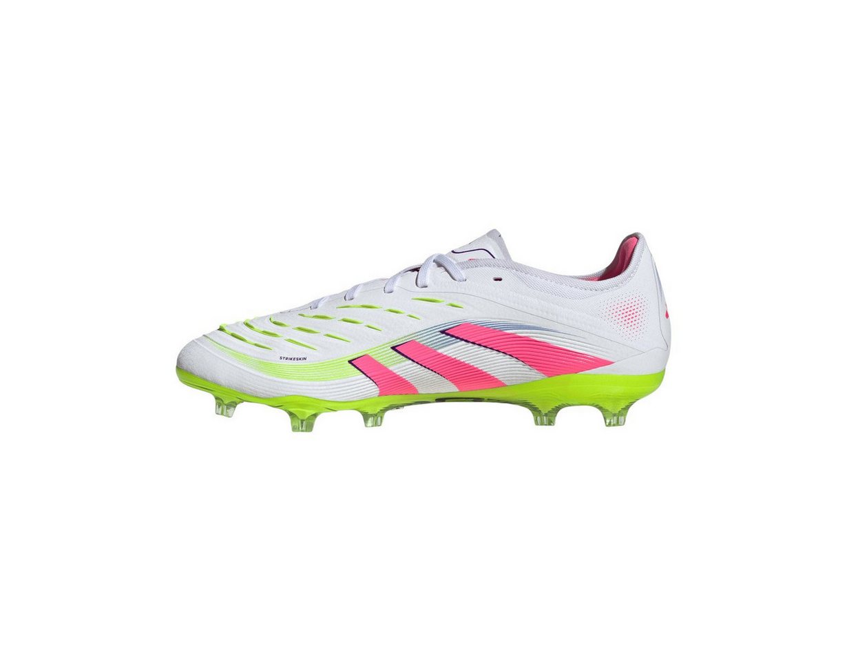 adidas Performance Predator Pro FG für feste Böden (Naturrasen) weiss/lime/lucidpink Fußballschuh Bild 5