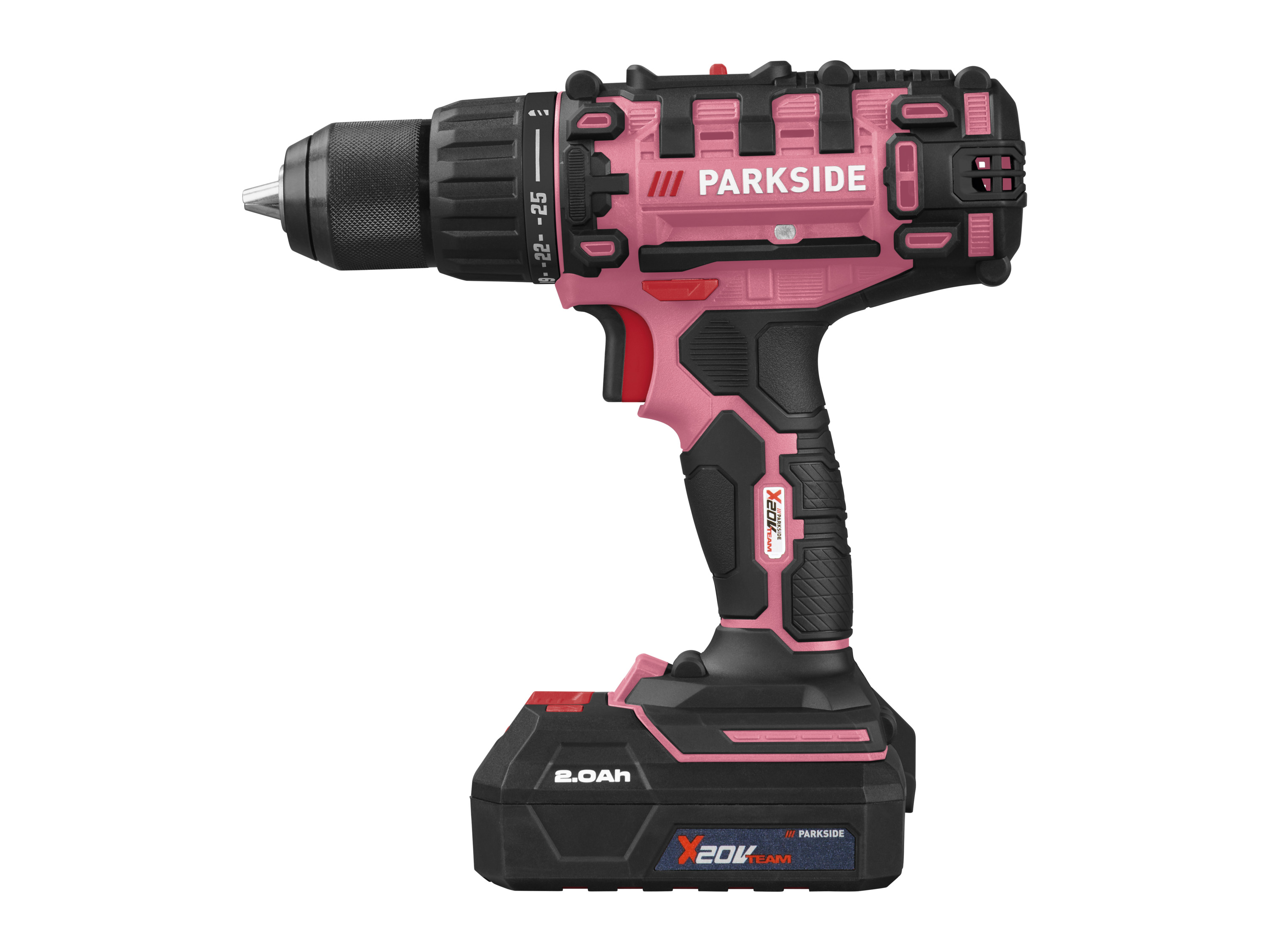 PARKSIDE® 20 V Akku-Bohrschrauber Limited Edition »PABS 20-Li G8«, mit Akku und Ladegerät (Rosa) Bild 2