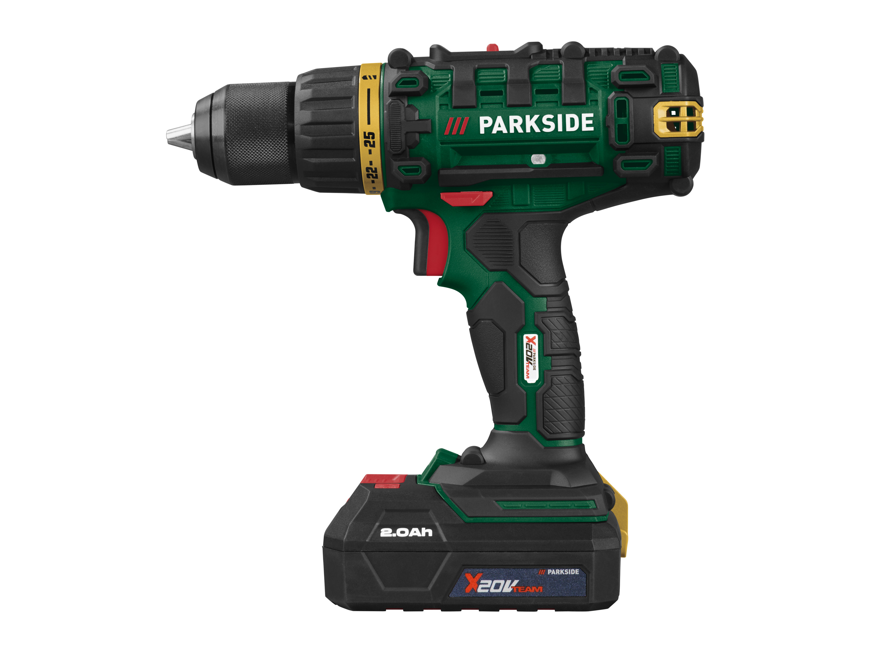 PARKSIDE® 20 V Akku-Bohrschrauber Limited Edition »PABS 20-Li G8«, mit Akku und Ladegerät (grün)