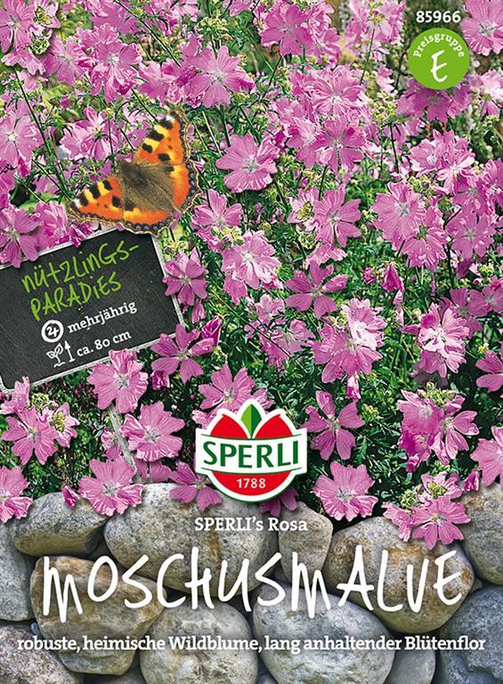 Moschusmalven 's Rosa - Blumensamen - Sperli