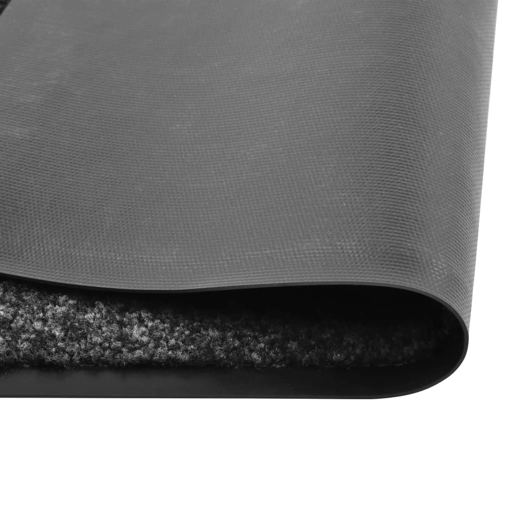 Maison Exclusive - Fußmatte Waschbar Schwarz 60x90 Cm