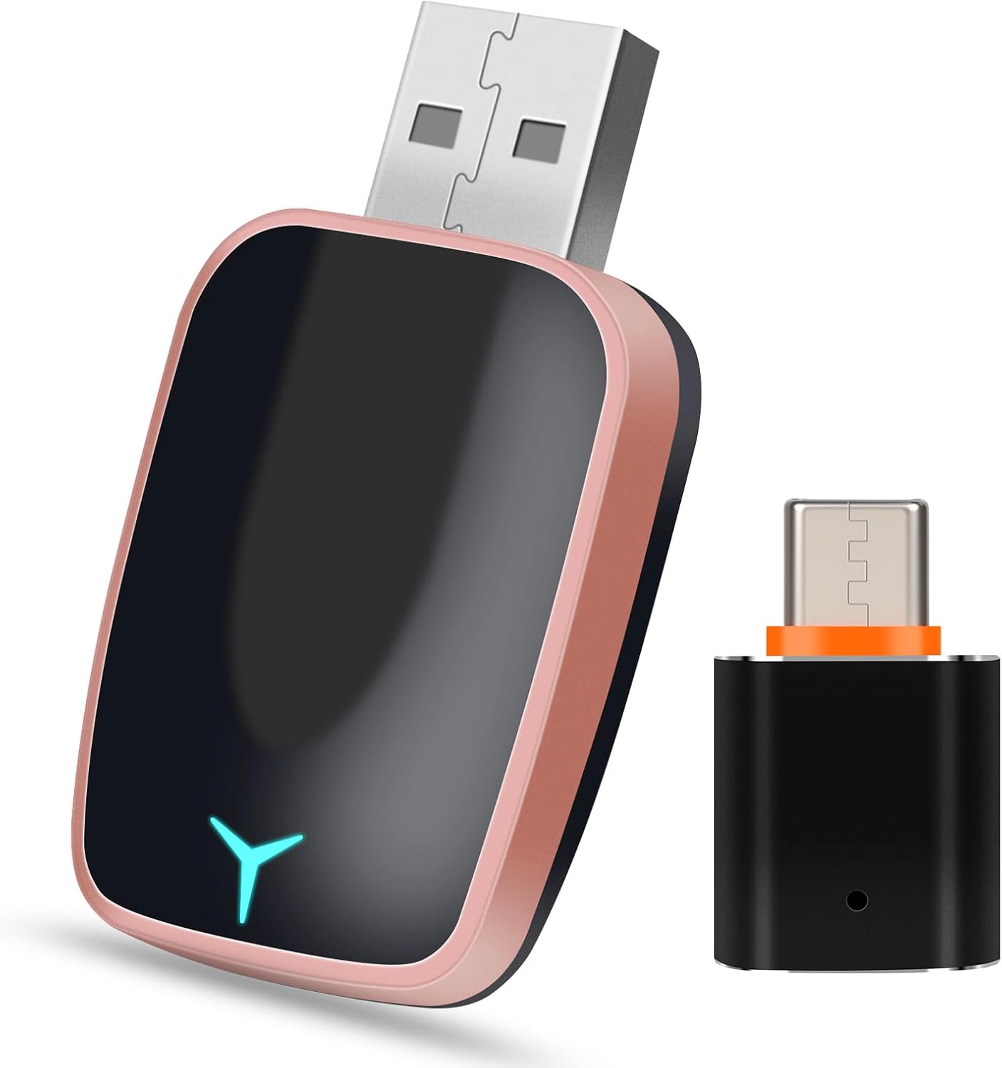 Carplay Wireless Adapter Für Android Auto Kleinwagen-dongle Für Kabelgebundenes Auto Auf Kabellose Usb-auf-c-buchse, Usb-auf-c-kabel, Auto-carplay-box, Kompatible Adapterbox