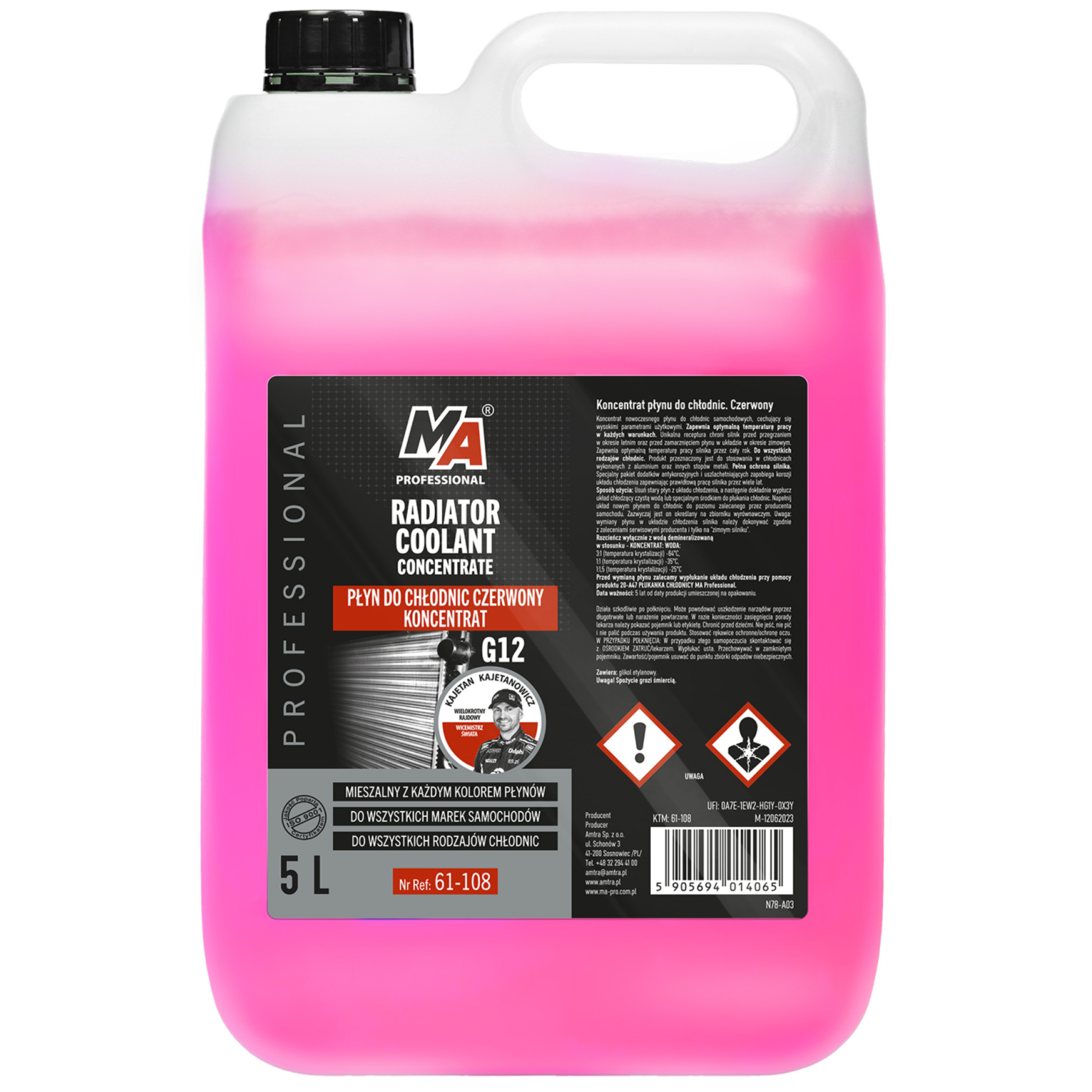 014065 Ma Professional - Kühlmittelkonzentrat Rot G12 5l