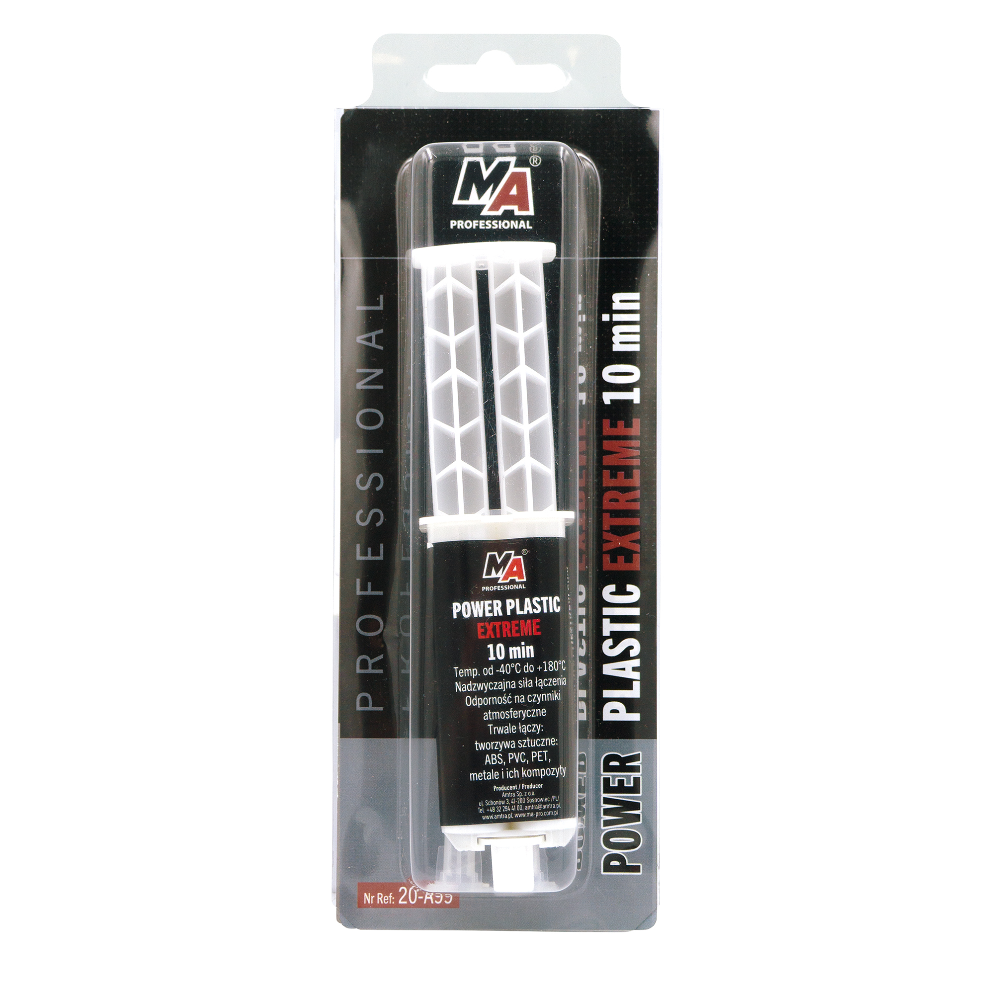 017837 Ma Professional - Power Plastic Extreme Gray 25ml + Mixer