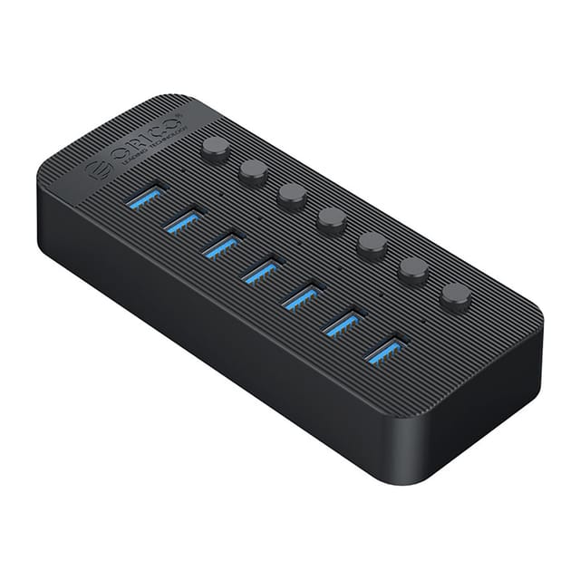 Ct2u3-7ab Hub Mit 7 Usb-a-anschlüssen – Schwarz