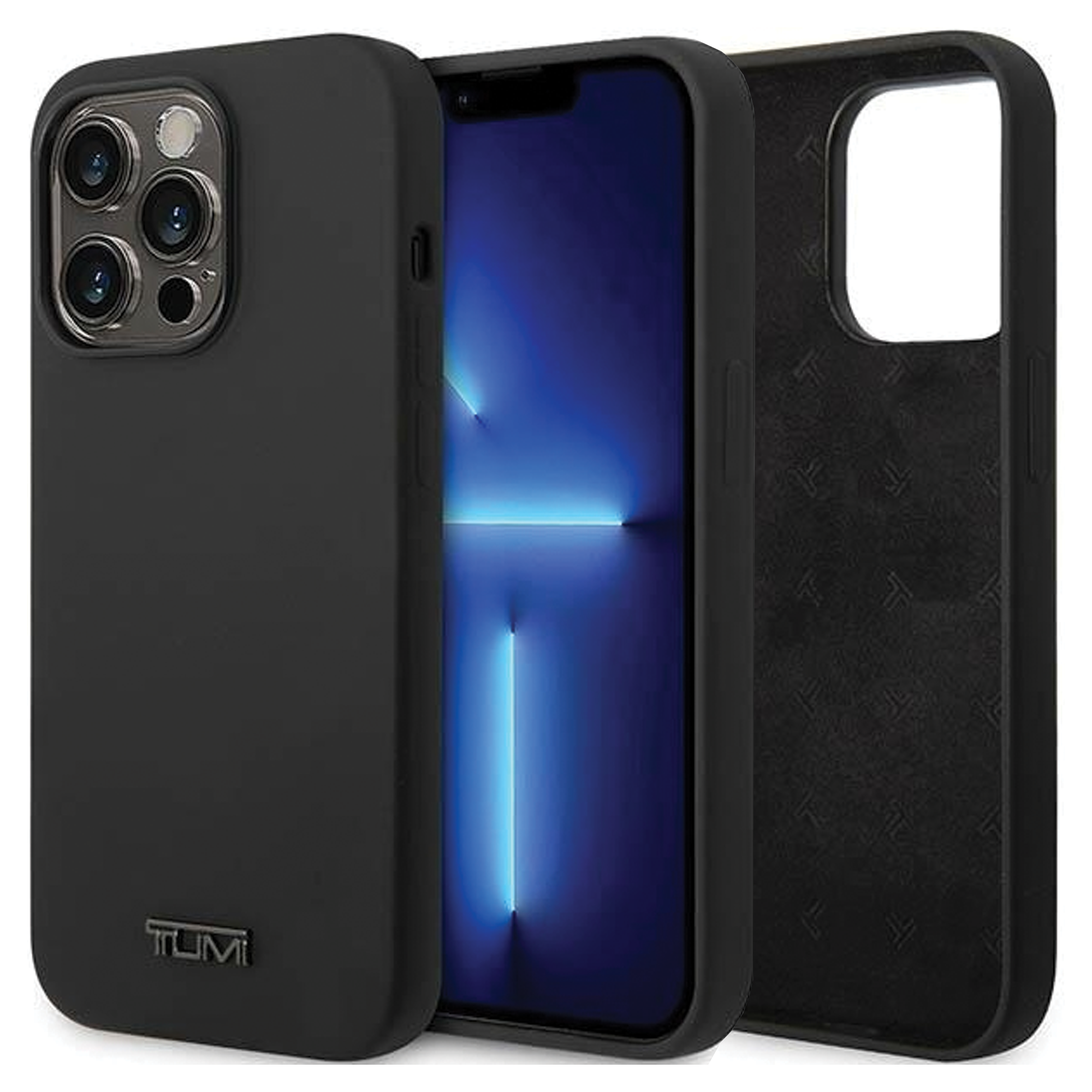 Tumi Tuhcp14lsk Iphone 14 Pro 6,1 Zoll Schwarze/schwarze Hartschalen-schutzhülle Aus Flüssigsilikon