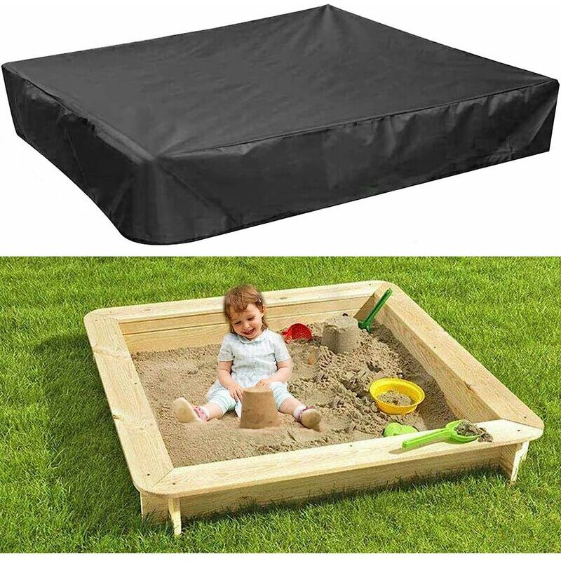 Sandkastenabdeckung Mit Gummiband, Wasserdichtes Oxford-gewebe Für Sandkasten, Swimmingpool, Terrasse, Garten (150 X 150 Cm)