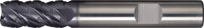 Schaftfräser Din 6527l Typ Nf-uni D.8mm Vhm Tialn 45grad Hb Z.4 Lang Tecwerk