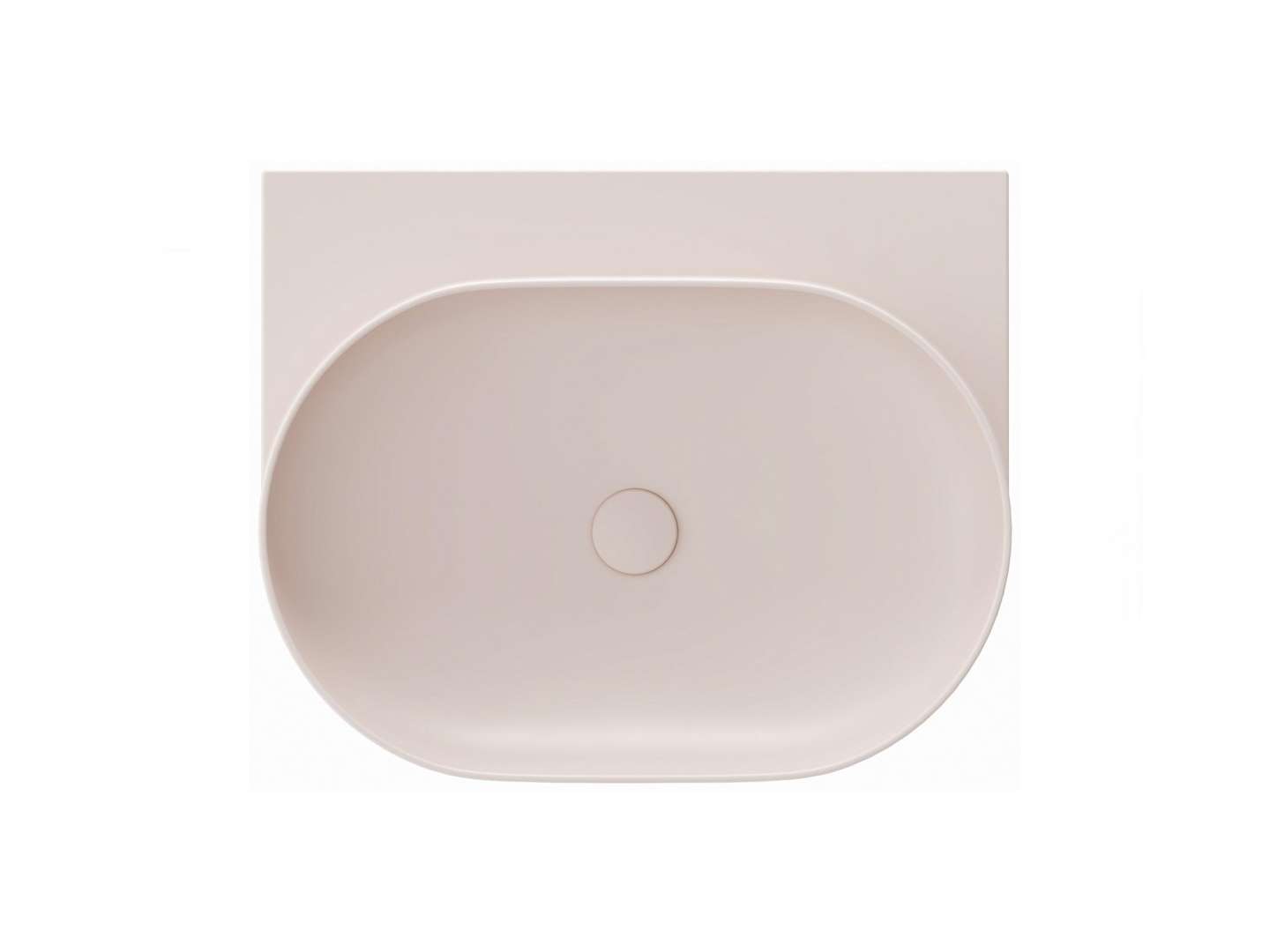 Ravak Yard - Waschtisch 61x50 Cm, Ohne Überlauf, Ohne Hahnloch, Alabaster Pink Xjx0g060000