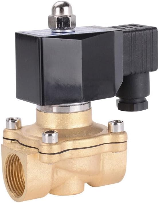 1 Messing-magnetventil Dn15, Ac220v, Wasserdicht, Für Wasser, Gas, Öl, Bewässerung