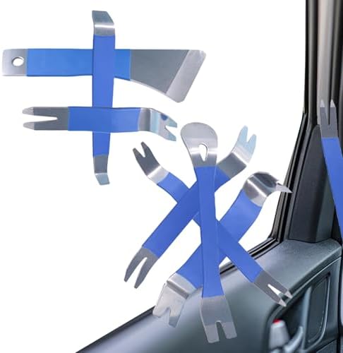 7-teiliges Werkzeugset Zum Entfernen Von Türverkleidungen, Ergonomischer Türverkleidungsclip-entferner, Fensterclip-entferner Und Fensterentriegelungswerkzeug -