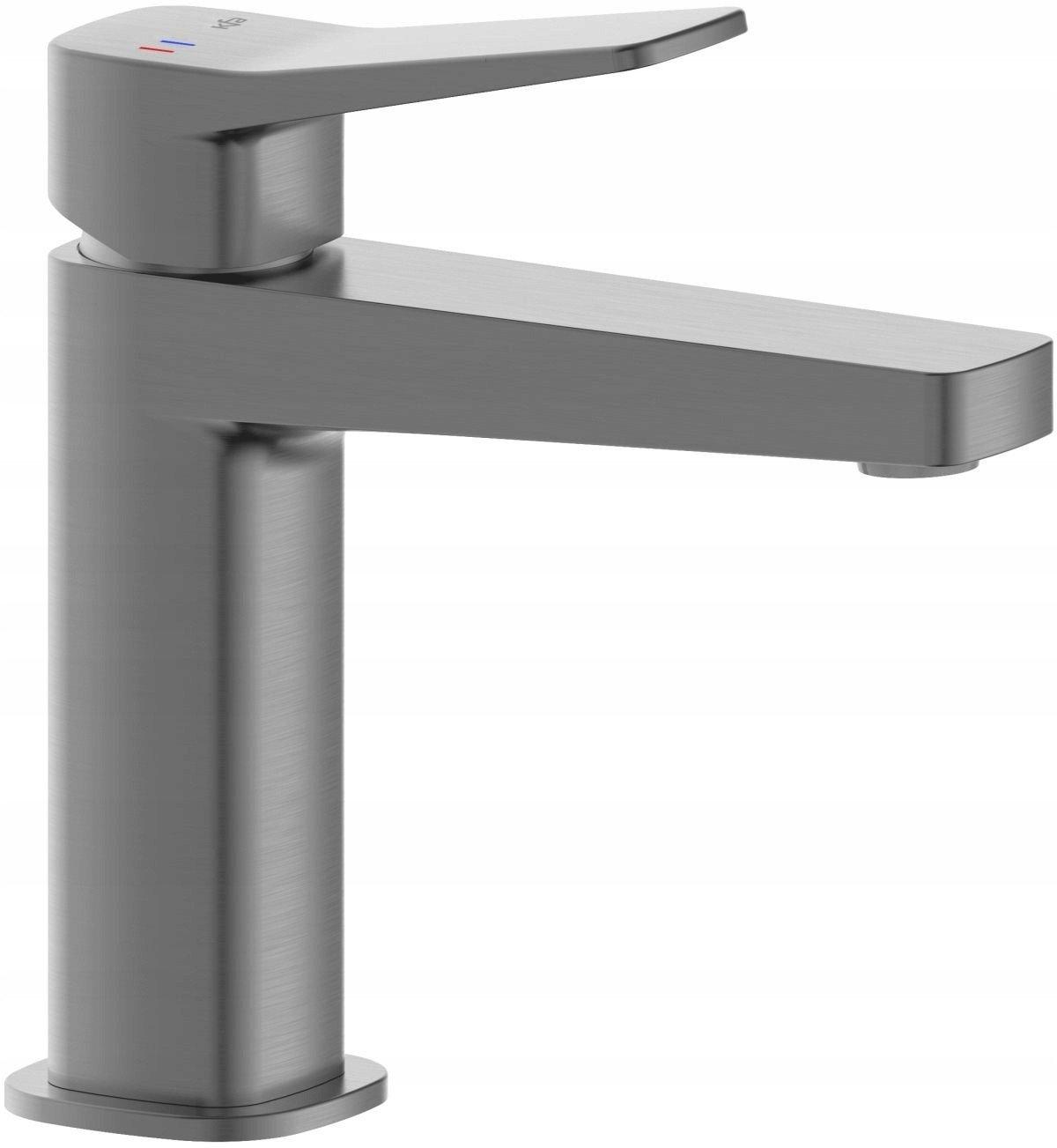 Waschbeckenarmatur Kfa Malaga Gun Metal Grau Messing