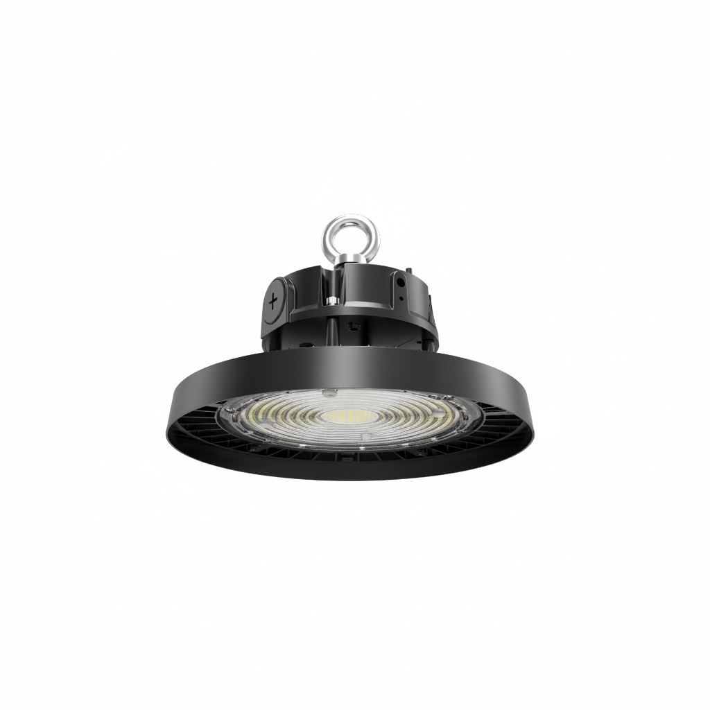 Led Hallenstrahler High Bay Industrial Ufo Hbd Evo 150lm/w Dimmbar 0-10v 6000k 90º Ohne Sensor Kaltweiß 100 W