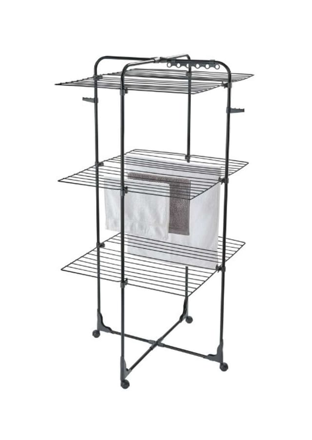 Leifheit - Wäscheständer Classic Tower 340, Schwarz 81471