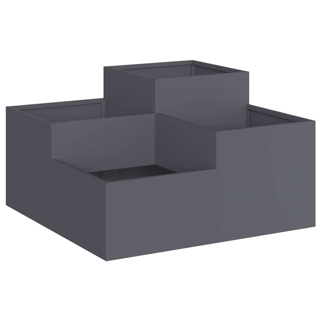 Maison Exclusive - Gartenblumentopf Anthrazit 80 X 80 X 48 Cm Sta