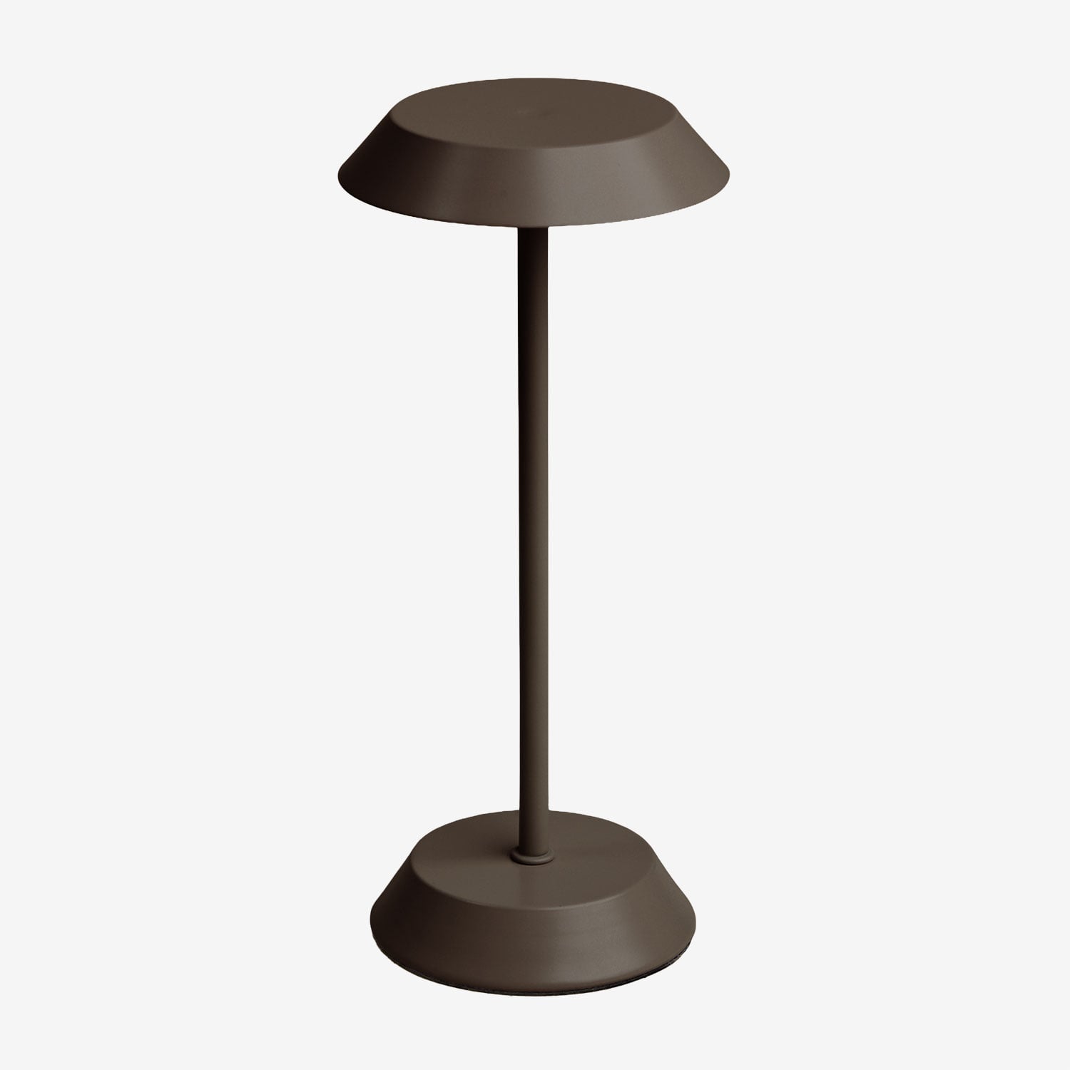Sklum Kabellose Led-tischlampe Aus Eisen Oravella Braun Choco
