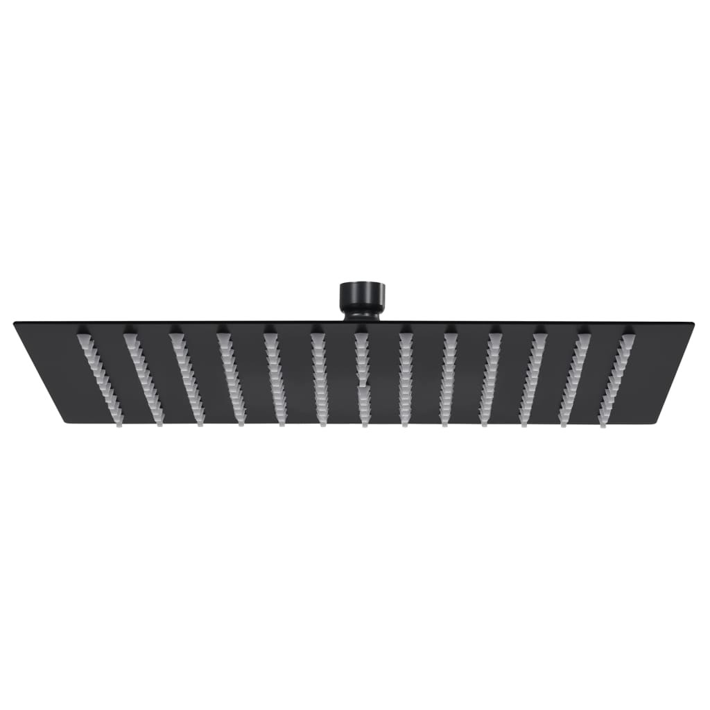Tecom - Matt Schwarzer Quadratischer Modellduschkopf Lsnr Matt-schwarz - Q 250 X 250