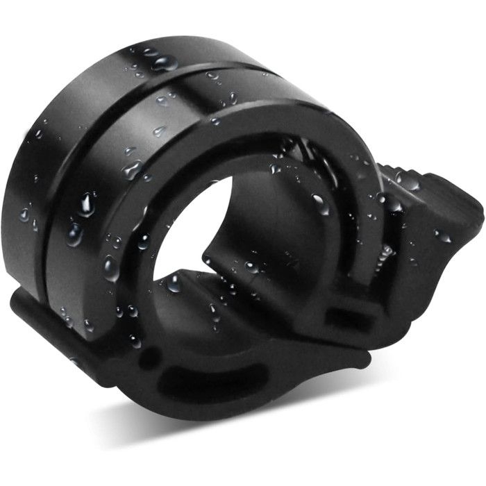 Fahrradklingel, Aluminium, Schlichtes Design, Klarer Und Kräftiger Klang, 5,5 X 2 Cm, Schwarz