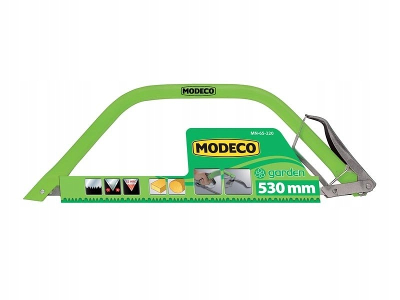 Handsäge Modeco Mn-65-220 Gehärtete Klinge Ergonomischer Griff